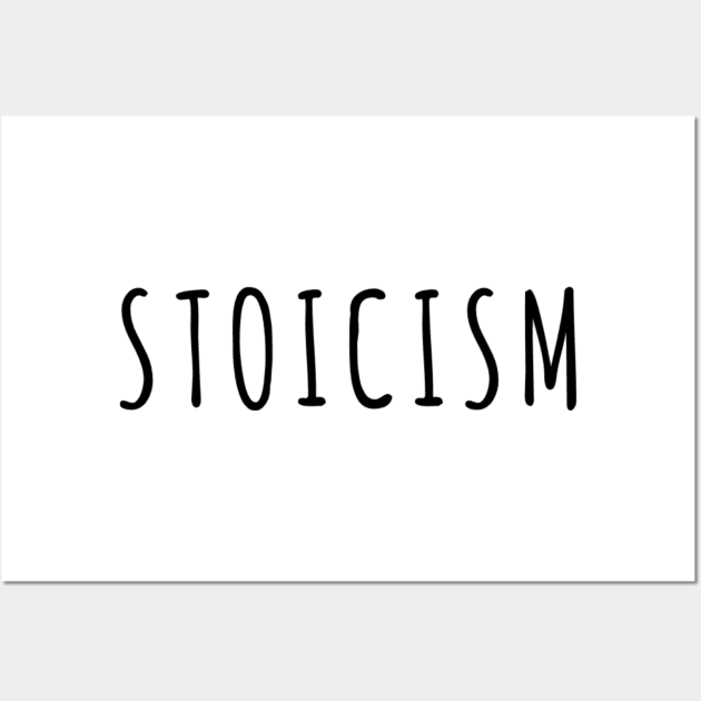 Stoicism Wall Art by StoicChimp